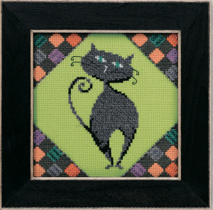 Набор для вышивания бисером "Дымка - аллея кошек". Арт DM302014