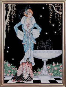 Набор для вышивания "Полуночный фонтан". Арт 2797