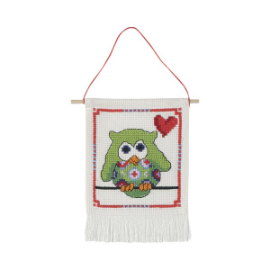 Набор для вышивания "Зелёная сова". Арт 13-4842