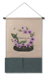 Набор для вышивания настенного органайзера "Орхидея". Арт 2871002