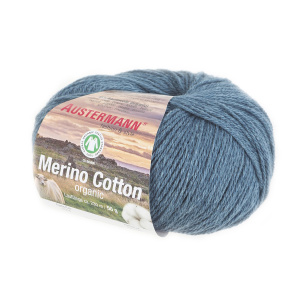 Пряжа Merino Cotton organic, 55% шерсть, 45% хлопок, 50 г, 230 м. Арт 98311-0004