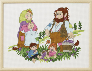 Набор для вышивания "Сбор ягод". Арт 92-3328