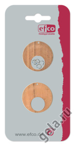 Подвеска "Круг", 1 отверстие, в комплекте 4 колечка. Арт 9005020                 