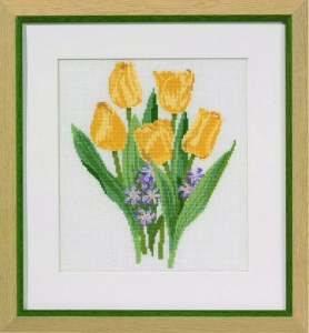Набор для вышивания "Жёлтые тюльпаны". Арт 70-2302                 