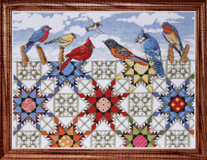 Набор для вышивания "Пернатые звезды". Арт 2719