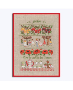 Набор для вышивания:"JUIN" (Июнь). Арт 1143