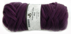 Ровница Fingerwolle, 100% шерсть, цвет мультиколорный, фиолетовые оттенки, 50 г, 40 м. Арт 998-1881