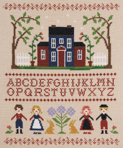 Набор для вышивания "Буквы и куклы". Арт 2032409