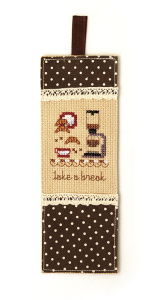 Набор для вышивания закладки "Перерыв на кофе". Арт 2871201