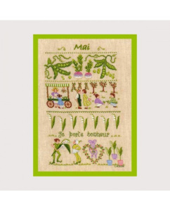 Набор для вышивания:"MAI" (Май). Арт 1154