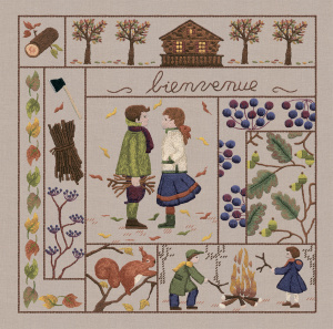 Набор для вышивания:"November" (Ноябрь), 22 х 22 см. Арт 7711