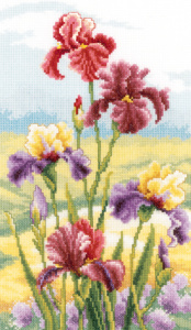 Набор для вышивания "Ирисы на рассвете". Арт PN-0148482