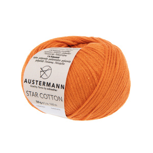 Пряжа Star Cotton, 97% хлопок, 2% полиэстер, 1% полиамид, 50 г, 160 м. Арт 90325-0006