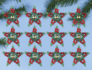 Набор для создания елочных игрушек "Звезды". Арт 6239