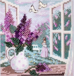 Набор для вышивания  "Сирень". Арт 13.003.33