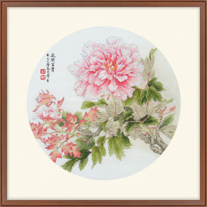 Набор для вышивания "Цветущие пионы". Арт 2030808