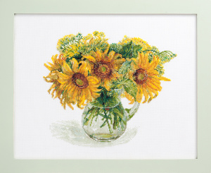 Набор для вышивания "Подсолнухи". Арт 673       