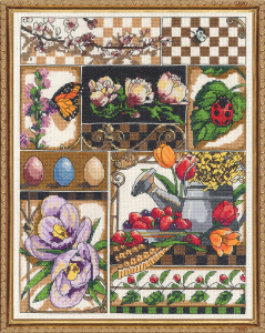 Набор для вышивания "Весенняя композиция". Арт 017-0101