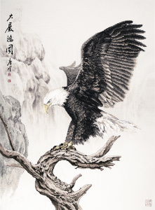 Набор для вышивания "Орел на вершине дерева". Арт 2032102