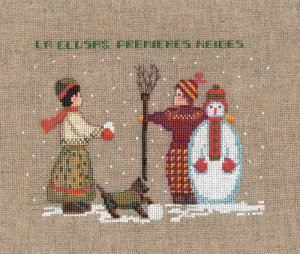 Набор для вышивания: "BONHOMME DE NEIGE" (Cнеговик). Арт 2325