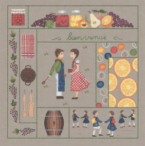 Набор для вышивания:"September" (Сентябрь), 22 х 22 см. Арт 7709