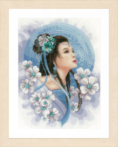 Набор для вышивания "Asian lady in blue"   . Арт PN-0169168
