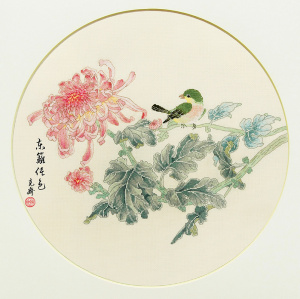 Набор для вышивания "Хризантемы". Арт 2030821