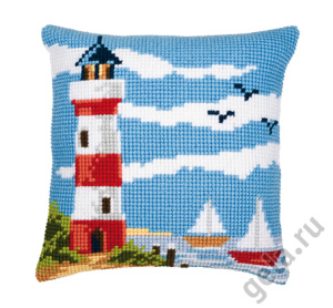 Набор для вышивания подушки "Маяк". Арт PN-0008601              