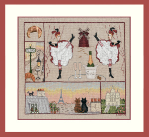 Набор для вышивания "PARIS DE LIN" (Парижское счастье). Арт 2669