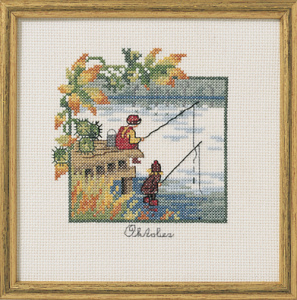 Набор для вышивания: "Октябрь". Арт 84839