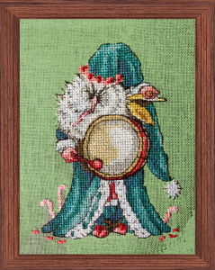 Набор для вышивания "Le Jultomte de Suède" (Музыкант из оркестра - Шведский Санта). Арт 168-H07 KV