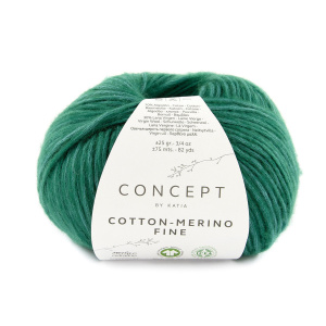 Пряжа Cotton-Merino Fine, 70% хлопок, 30% мериносовая шерсть, 25 г, 75 м. Арт 1248.93