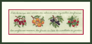 Набор для вышивания "Frise De Fruits" (Ягоды), 34 х 10 см. Арт 2480