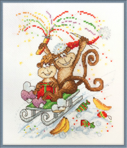 Набор для вышивания "Озорная парочка" . Арт 01.033.25
