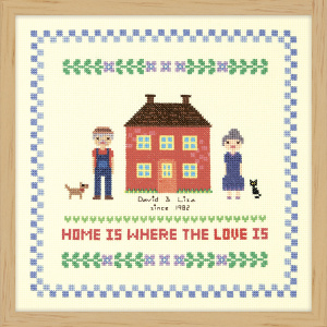 Набор для вышивания "Дом красного цвета". Арт 2870704