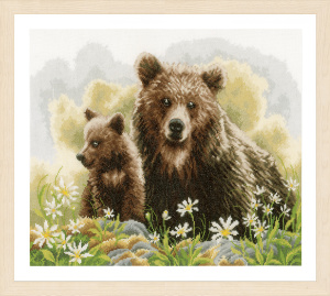 Набор для вышивания "Bears in the woods"  . Арт PN-0194788