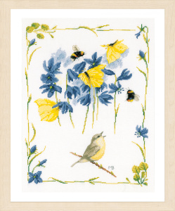 Набор для вышивания "Chirping chiffchaff"  . Арт PN-0191926