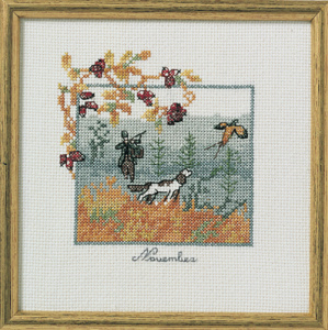 Набор для вышивания: "Ноябрь". Арт 84840