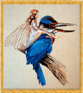 Набор для вышивания "Le Martin-Pêcheur" (Зимородок). Арт 64-M010 K