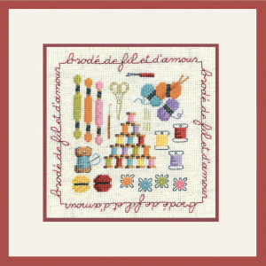 Набор для вышивания "BRODE DE FIL" (Сшито нитками с любовью). Арт 2278