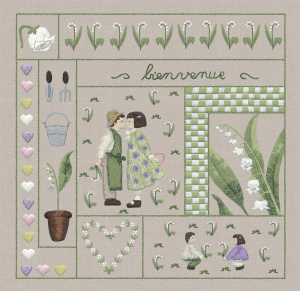 Набор для вышивания:"May" (Май), 22 х 22 см. Арт 7705