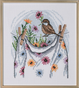 Набор для вышивания "Летняя стирка". Арт 90-0411