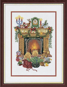 Набор для вышивания "Дети у камина". Арт 14-138                  