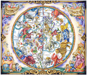 Набор для вышивания "Карта созвездий". Арт 11.005.05