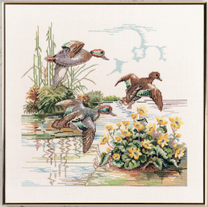 Набор для вышивания "Дикие утки". Арт 14-257                  