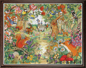 Набор для вышивания "Замок на опушке". Арт 3263