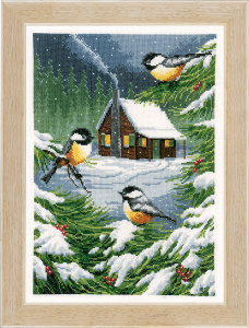 Набор для вышивания "Зимняя сценка". Арт PN-0158317