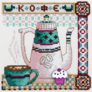 Набор для вышивания "Кофейник". Арт 13.003.25
