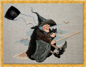 Набор для вышивания "Babayaga" (Баба Яга). Арт 109-A050 K