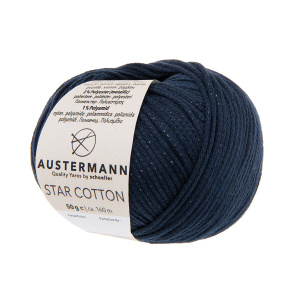 Пряжа Star Cotton, 97% хлопок, 2% полиэстер, 1% полиамид, 50 г, 160 м. Арт 90325-0004